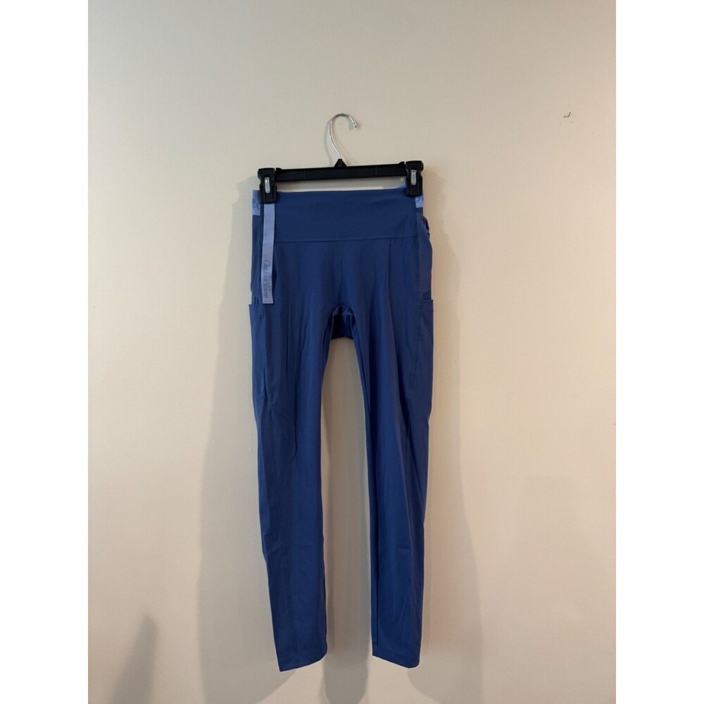 Outdoor Voices Women's Blue Snacks Two-Tone Active Leggings Size S